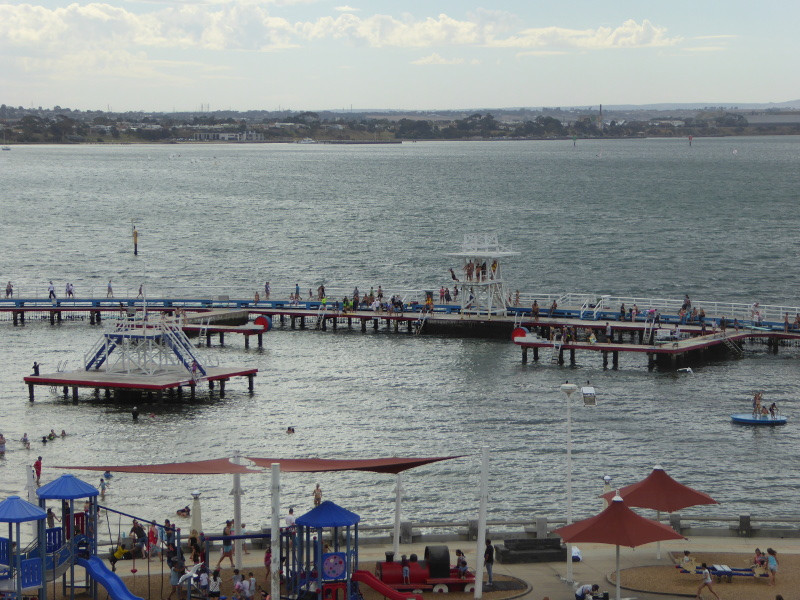 Outdoor swimming all year round at Eastern Beach Geelong