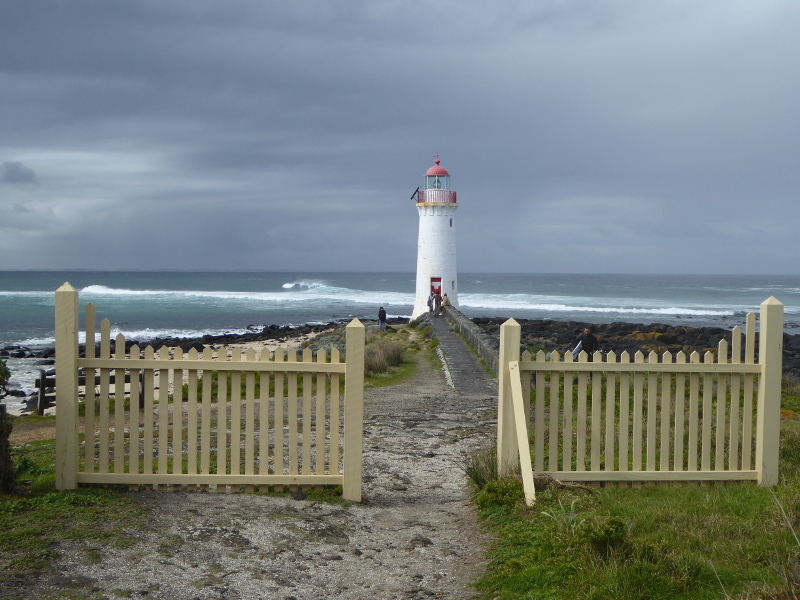 The old garden fence for Port Fairy Lighthouse