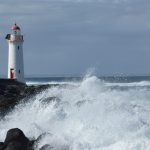 Port Fairy Lighthouse at sea level