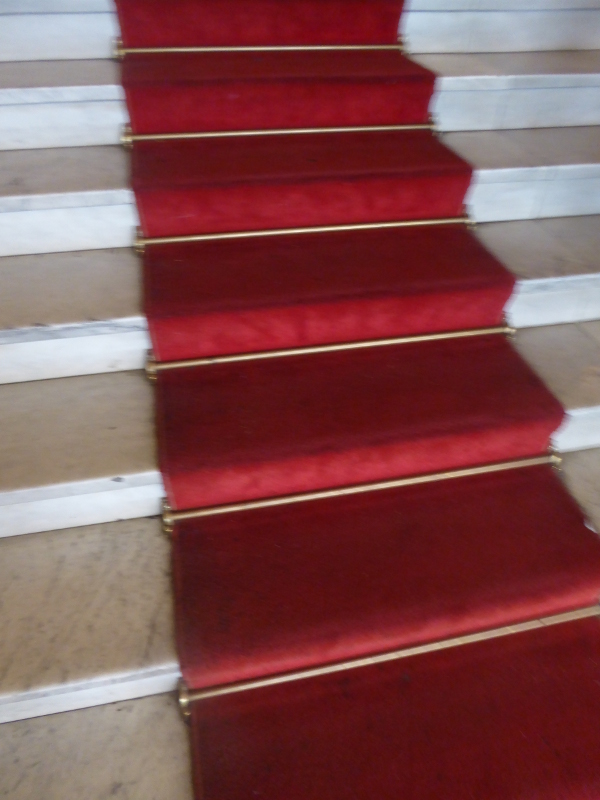Red carpet into the Regent