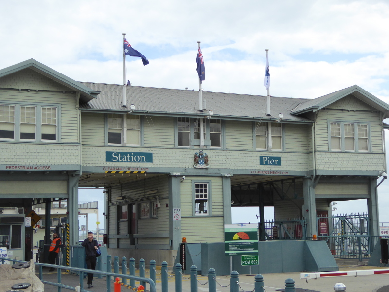 Station Pier entrance